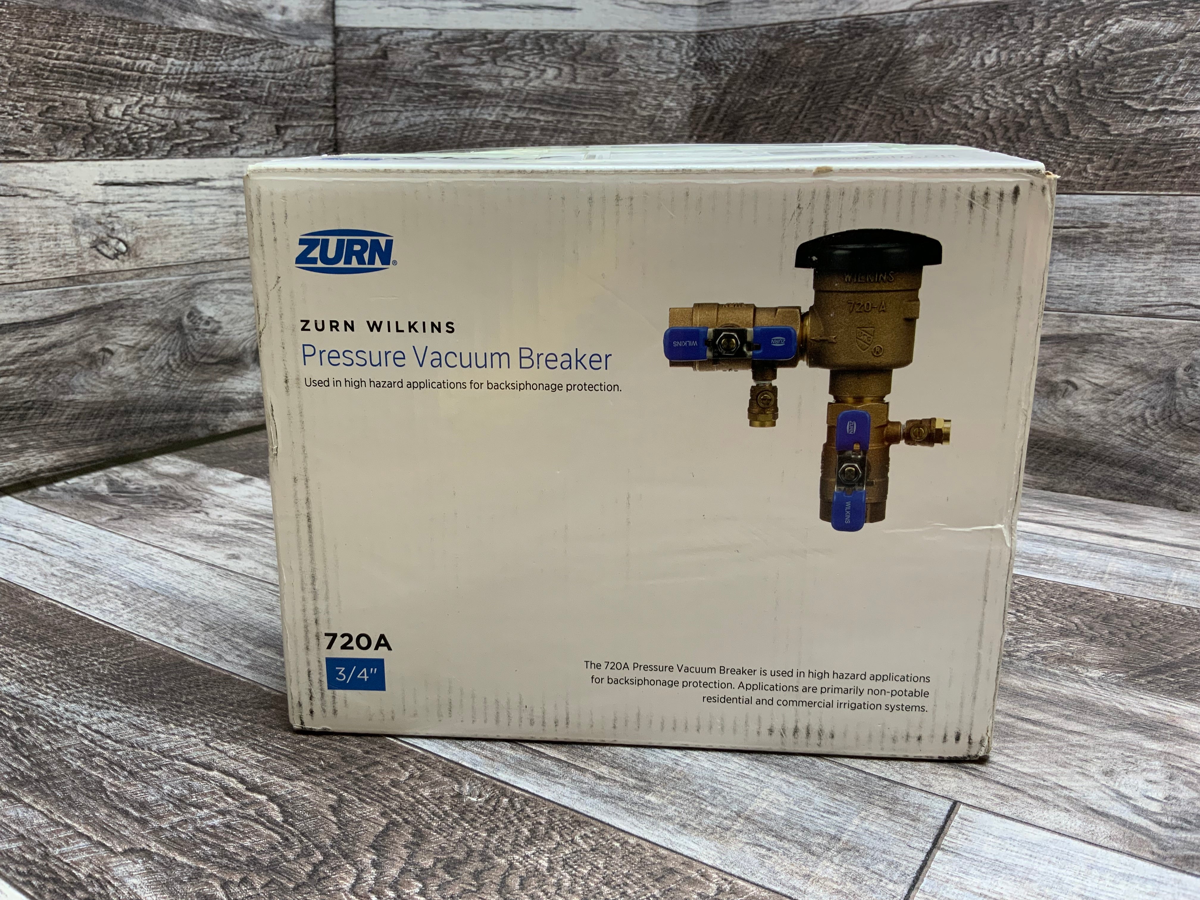 Zurn Wilkins 34-720A 3/4" 720A Pressure Vacuum Breaker Assembly (8156642279662)